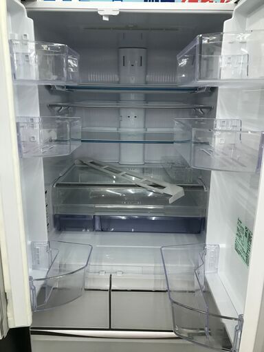 【引取限定】三菱 ノンフロン冷凍冷蔵庫 MR-MX57E-W 572L 19年製【小倉南区葛原東】