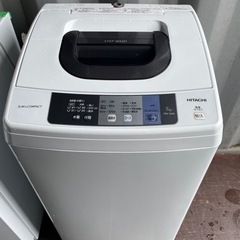 No.1480 HITACHI 5kg洗濯機　2017年　…