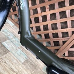 緑 タイヤ新品 電動自転車 バッテリー良品 子供乗せ 20インチ ヤマハ し