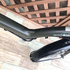 緑 タイヤ新品 電動自転車 バッテリー良品 子供乗せ 20インチ ヤマハ し