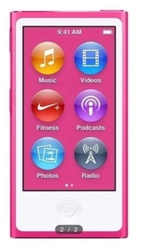 終了しました。美品　iPod nano 第７世代　ピンク