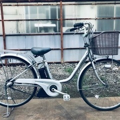 ➁ 5073子供乗せ電動アシスト自転車ブリヂストン3人乗り対応20インチ