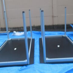 世田谷区近辺配送可能 　2点セット ミーティングテーブル AS-127T プラス/PLUS 4人掛～6人掛会議用テーブル 幅120㎝