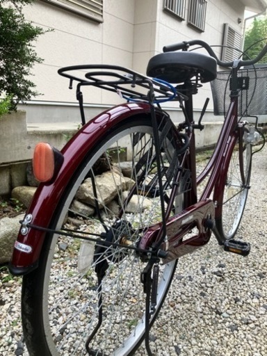 348、【美車】ママチャリ26インチ（パープル）