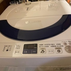 洗濯機　5.5kg SHARP ES55E9KB 