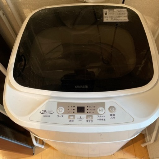山善（YAMAZEN） 全自動洗濯機3.8kg 2021年製 - 家電