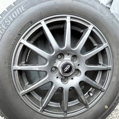 アルミ付き(WEDS TEAD)スタッドレス(BRIDGESTONE)４本セット