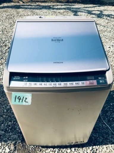 ✨2016年製✨1412番 日立✨電気洗濯乾燥機✨ BW-DV100A‼️
