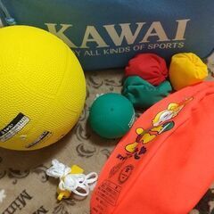 カワイの体操教室バッグとボール