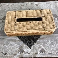 おすすめ‼︎   ティッシュボックス　ケース　入れ物　オシャレ　編み目　インテリア　お買得‼︎   の画像
