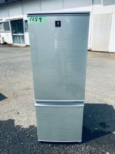①1257番 SHARP✨ノンフロン冷凍冷蔵庫✨SJ-PD17X-N‼️