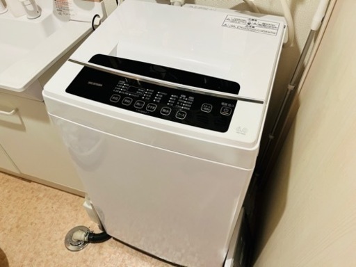 決まりました/使用半年/全自動洗濯機/6kgステンレス槽IAW-T602E