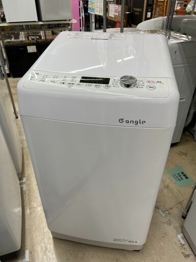高年式 e angle 7kg洗濯機 ANG-WM-B70-W 2021年製 エディオン 3947