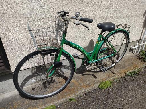 27インチ　6段変速自転車