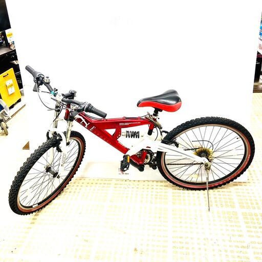 07/07ELLE 自転車 SPORTS 26インチ レッド
