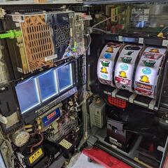 パチスロ実機 魔法少女まどか☆マギカ 初代 コイン不要機 家庭用電源