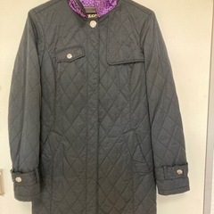 コーチキルティングコート