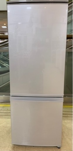 冷凍冷蔵庫 SHARP SJ-D17C-S 167L 2017年製 全体的にキズ、ヘコミ有