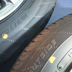 ☆美品☆14インチ 夏 ヴィッツ VITZ アクア【富山】パッソ ポルテ スペイド ブーン 夏 165/70R14 日本製 ダンロップ 中古4本　貴少なオフセット値+38