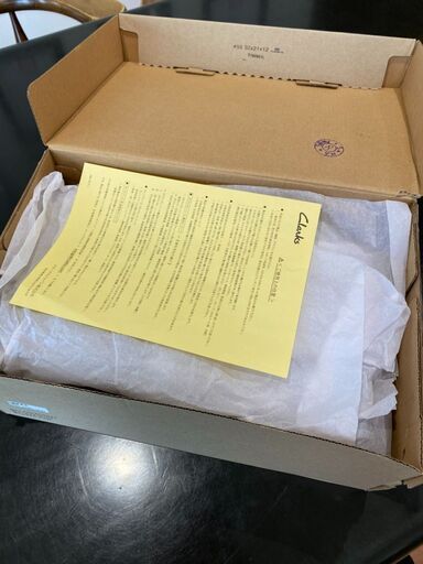 高崎市内取引で3000円オフ！！]Clarks Flow Limit ダークタンレザー 26cm