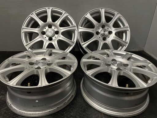 Weds JOKER ウェッズ ジョーカー 社外ホイール 15インチ 4本 6J4HPCD100+45 フィット等　(VHV403)クレジットカード QRコード決済可能