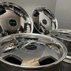 Radrix 社外ホイール 18インチ 4本 8J/9J5HPCD114.3+38 深リム