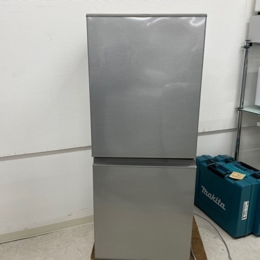 【6日受け渡し予定あり】AQUA冷凍冷蔵庫AQR-13Hブラッシュシルバー126L　右開き2ドア自動霜取り機能LED庫内灯2019年製アクア　除菌洗浄
