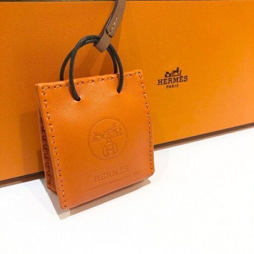 HERMES ショッパー バッグチャーム　ag-043