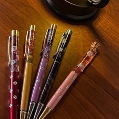 ハーバリウムボールペン  など、5本ハンドメイドペン