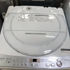 取りに来れる方限定！！SHARPの全自動洗濯機です！