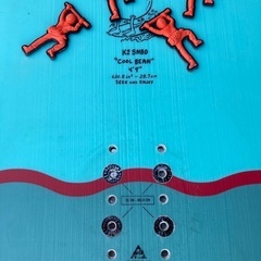 紬 着物 渋黄茶 花織風の地紋 カジュアル 裄65.5 Ｍ～Ｌ 中古 sn842-パウダースノーボード　K2 COOL BEAN　144