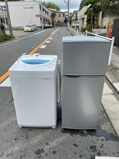 名古屋市郊外配送無料キャンペーン中！！　【新生活応援】格安　冷蔵庫洗濯機セット