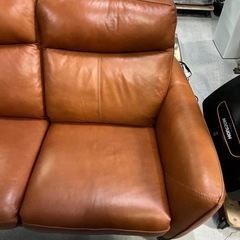 美品!! 美品!!2人掛け 両電動 ニトリ アネーロ 本革 最上級モデル 2021年 SK BR