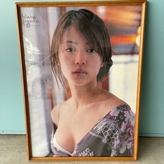 岩佐真悠子 B1判(約103x72㎝) ポスター　木製額入り