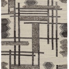 キリム絨毯　キリムラグ　手織り　モダンラグ