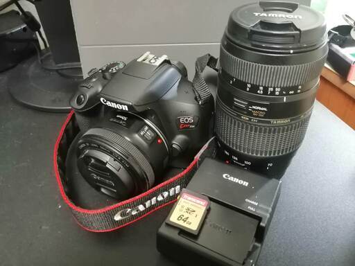 全ての Canon デジタル一眼レフカメラ EOS Kiss X80 -レンズ2本・SD