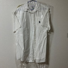 【ネット決済・配送可】US poloassn ポロシャツ　半袖　白