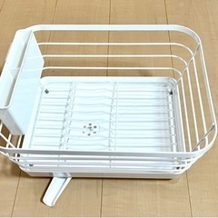 美品＊水切りラック＊ 水切りかご トレー 食器洗い キッチン シ...