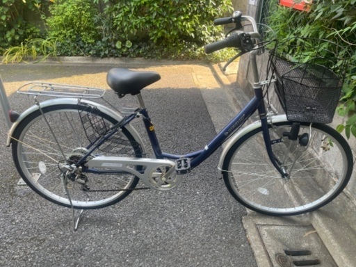 自転車　ママチャリ　ダンロップ　26インチ　美品　中古　6段ギアチェン　東京　北区