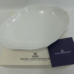 ROYAL COPENHAGEN☆ホワイトフルーテッド ハーフレ...