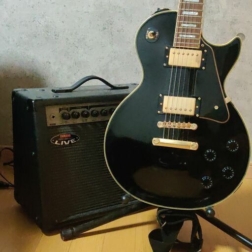 最終値下げ】エピフォン エレキギター レスポール カスタム ブラック  