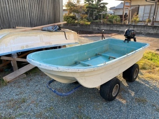 免許不要船　スズキ２馬力船外機