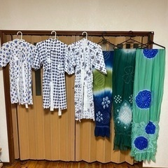 ⭐️決まりました⭐️子供浴衣と兵児帯　3セット（引き取り限定）