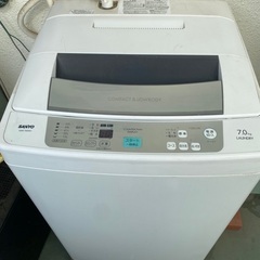 SANYOサンヨー　全自動洗濯乾燥機　7.0Kg ASW-70D...
