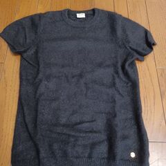 エスプリ　黒半袖セーター　S