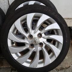 軽自動車流用　トヨタ15インチアルミホイール　4本セット