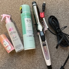 クレイツ　32ミリ イオンカールヘアアイロンプロ　ヘアケア用品おまけ