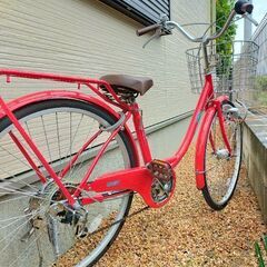 赤の自転車売ります。