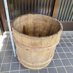 木製 漬物樽(直径:約45cm、高さ:約45cm) 漬け物 たる