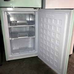 取引場所 南観音 K2207-189 オーヤマ 130L冷凍冷蔵庫 ライトグリーン